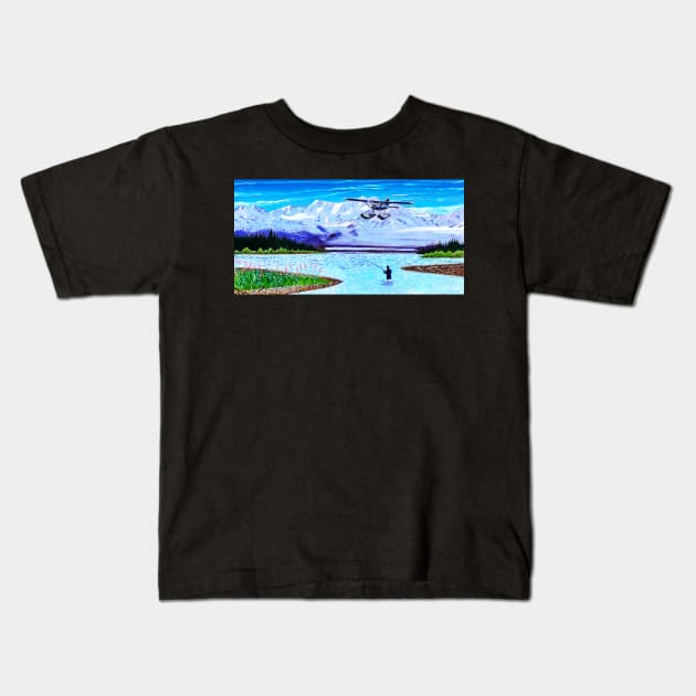 Catch and Release Kids T-Shirt by realartisbetter